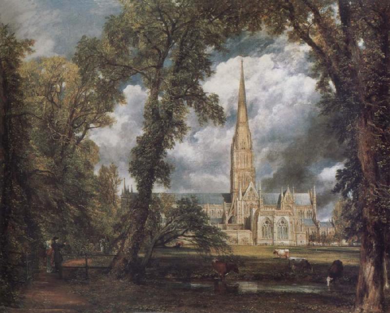 John Constable Salisbury Cathedral from the Bishop's Grounds China oil painting art